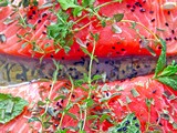 Herb marinated salmon - Σολομός μαριναρισμένος με φρέσκα μυρωδικά