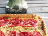 Tomato and feta tart - Τάρτα με ντομάτα και φέτα