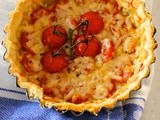 Cheese and tomato tart