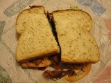 Arby’s 5 Strip Ultimate blt, More like blb (Bacon Lettuce Bread)