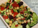 Herby Salad with Chickpeas and Olives