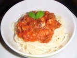 Two meals in one - Lentil & Vegetable Spaghetti Bolognese plus Vegetarian Chilli