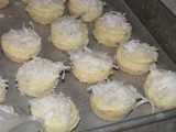 Mini Lemon Coconut Cookie Cakes