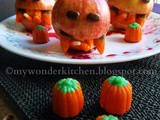 Apple monster|Quick Halloween snack|Trick or Treat