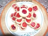 Cookie with a red mole (Eggless)