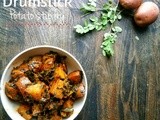 Drumstick leaves and Potato stir fry