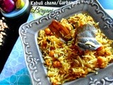 Kabuli Chana Biryani|Chickpeas/Garbanzo flavored rice|Chholay Biryani