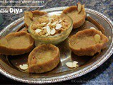 Quick sugarfree low calorie Aata sheera|Wheat dessert|Edible Diwali diyas/lamps