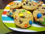 Loaded m&m Chocolate Chip Cookies