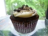 Oreo-Stuffed Chocolate Stout Cupcakes with Kahlua Cream Cheese Frosting (and Cupcake Camp!)
