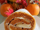 Classic Pumpkin Roll with Creamy Cheese Filling