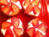 Grandma's Vanilla Strawberry Cream Cupcake Recipe