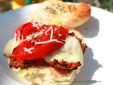 Roasted Peppers and Eggplant Parmesan Recipe