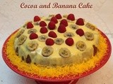 Gost post - Blog do chocolate & Cocoa and banana cake