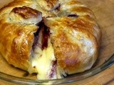 Raspberry-Almond Baked Brie {Recipe}