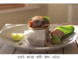 Pork Wrap With Lime Salsa