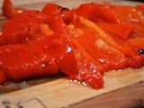 Friday Pasta Madness: Spaghetti with Roasted Red Peppers