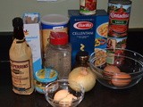 Ground Beef and Ziti with Spicy Red Sauce