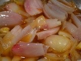 Soup & Salad: Roasted Garlic & Shallot Potato Soup with Cheesy Croutons