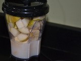 Velvety Banana Pear Smoothie