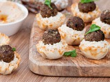 Mini Hummus and Kofta Tart – Fun Way to Eat Hummus