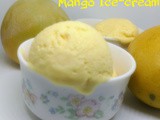 Homemade Mango Ice-cream