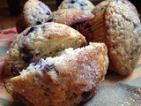 Malted Maple Blueberry Muffins