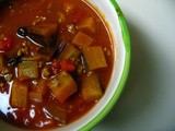 Picadillo and Eggplant Soup
