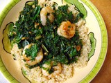 Spicy Garlic Shrimp with Kale and Quinoa