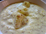 Aaloo Raita ( Cooked potato yogurt dip for Vrat/Fast )