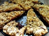 Cherry  crumble cake   with streusel