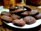 Chocolate choco chip cake cookies