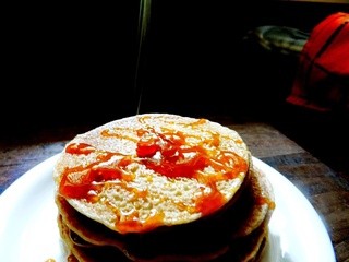 Eggless wholewheat flour and millet pancakes ( Kids recipe )