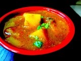 Spicy tangy potato gravy  ( Aaloo Tariwale )