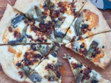 Fresh Artichoke Pizza With Scamorza Cheese