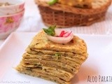 Aloo Paratha | Potato Stuffed Indian Flat Bread | Paratha Stuffed With Potatoes