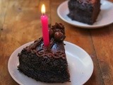 Classic Chocolate Cake |  Chocolate Cake Covered With Chocolate | Second Blogoversary