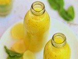 Mango Lemonade | Mango Mint Lemonade | Mango Lemon Juice | Mango Cooler