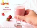 Pink Smoothie | Strawberry Pomegranate Smoothie | Strawberry Pomegranate Milk Shake