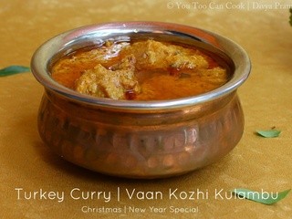 Turkey Curry | Vaan Kozhi Kulambu | Christmas Recipes | New Year Recipes