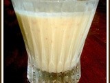 Yummy Almond Banana Milk Shake / Badam Milk Shake