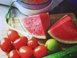 Watermelon and Almond Gazpacho Cool Summer Comfort Food