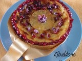 Crostata alla crema cotta, ananas e melagrana