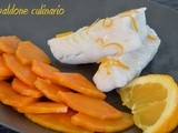 Filetti di merluzzo profumati all'arancia con zucca caramellata o quasi