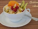 Zuppetta dolce di miglio alla frutta