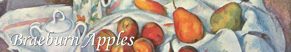 Very Good Recipes - Braeburn Apples