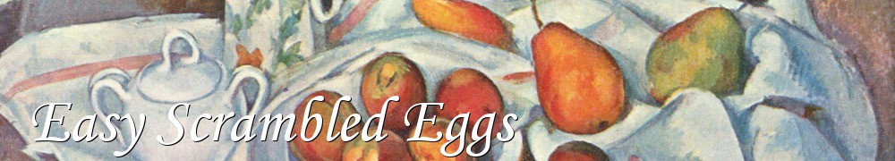 Very Good Recipes - Easy Scrambled Eggs