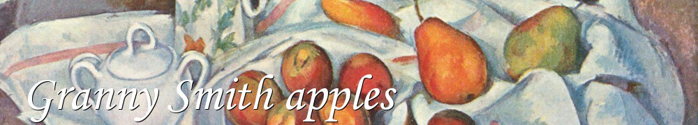 Very Good Recipes - Granny Smith apples