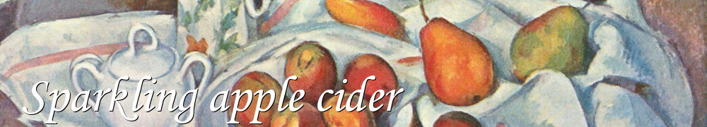 Very Good Recipes - Sparkling apple cider
