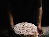 Cardamom and toasted coconut cake